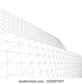 Modern architecture. Geometric background