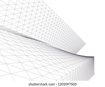 Modern architecture. Geometric background