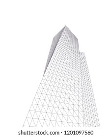 Modern architecture. Geometric background