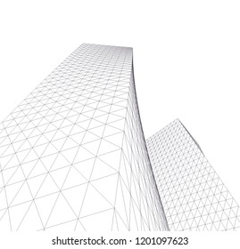 Modern architecture. Geometric background