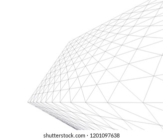 Modern architecture. Geometric background