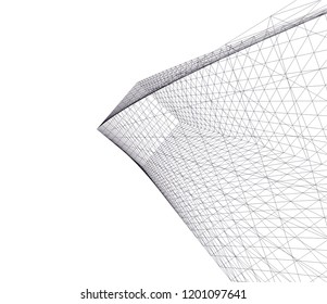 Modern architecture. Geometric background