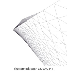 Modern architecture. Geometric background