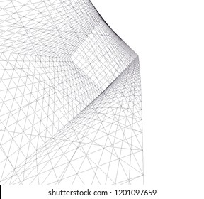 Modern architecture. Geometric background