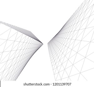 Modern architecture. Geometric background