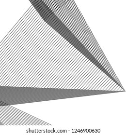 Modern architecture, geometric background