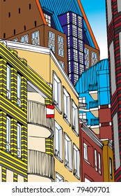 Modern architecture - The Hague - Netherlands