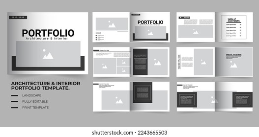 Modern Architecture and interior Portfolio template