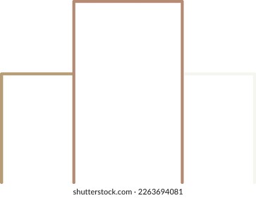 Modern Architecture Logo Outline Vector Illustration