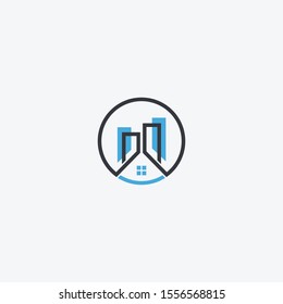 modern architecture logo template vector icon