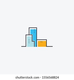 modern architecture logo template vector icon