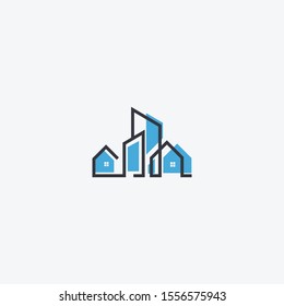 modern architecture logo template vector icon