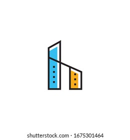 modern architecture logo template vector icon