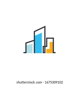 modern architecture logo template vector icon