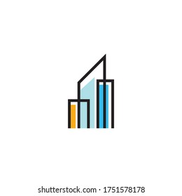 modern architecture logo template vector icon