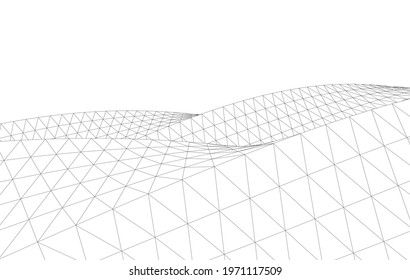 modern architecture vector 3d illustration