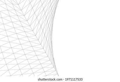 modern architecture vector 3d illustration