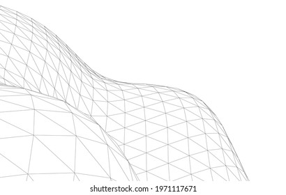 modern architecture vector 3d illustration