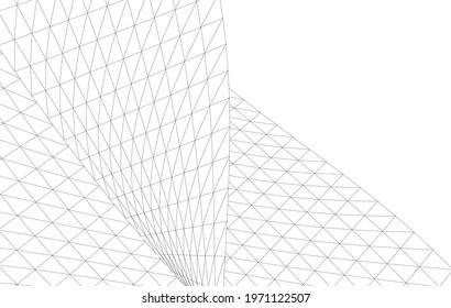 modern architecture vector 3d illustration