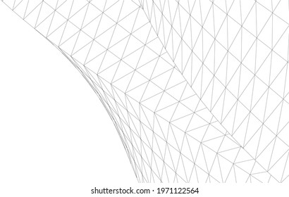 modern architecture vector 3d illustration
