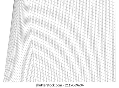 Modern architecture vector 3d illustration