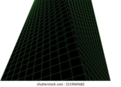 Modern architecture vector 3d illustration