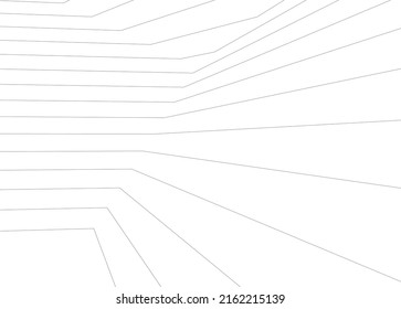 Moderne Architektur, Vektorgrafik 3D