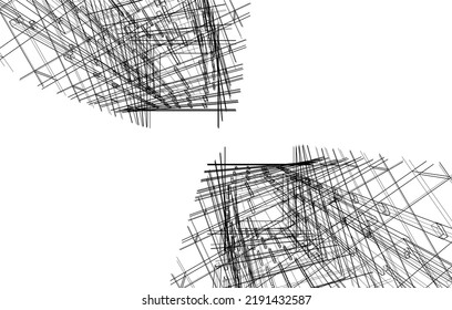 Modern architecture vector 3d illustration