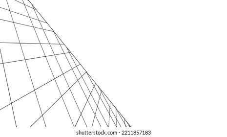Modern architecture vector 3d illustration