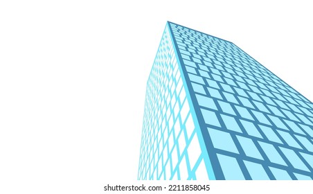Moderne Architektur, Vektorgrafik 3D