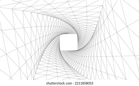 Modern architecture vector 3d illustration