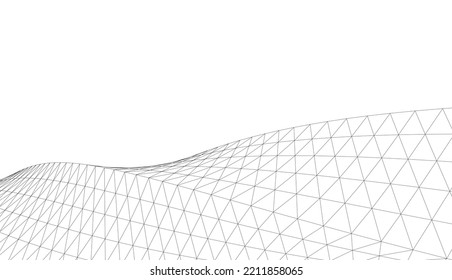 Modern architecture vector 3d illustration
