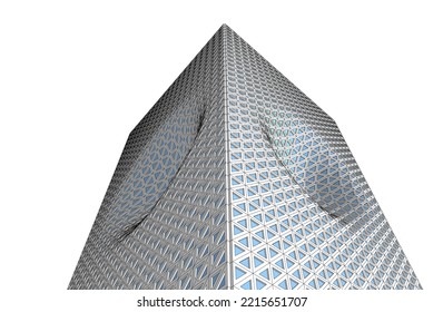 Modern architecture vector 3d illustration