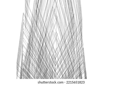 Modern architecture vector 3d illustration