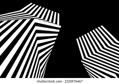 Modern architecture vector 3d illustration