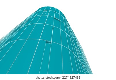 Modern architecture vector 3d illustration