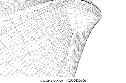 modern architecture vector illustration