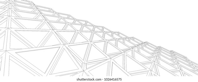 modern architecture vector illustration