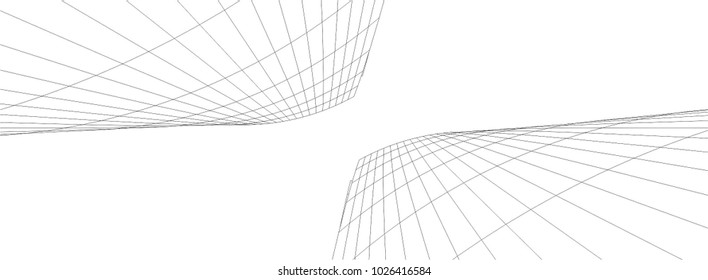 modern architecture vector illustration