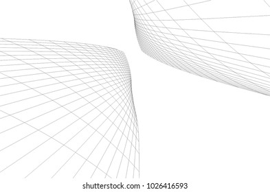 modern architecture vector illustration