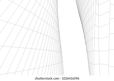 modern architecture vector illustration