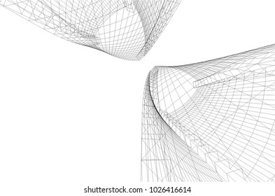 modern architecture vector illustration