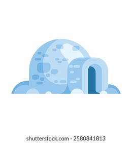 Modern Arctic Igloo Vector Design