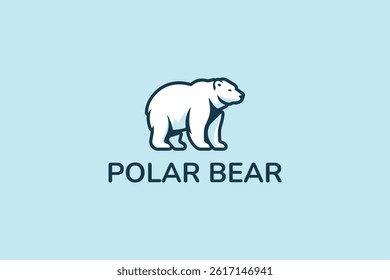 Modern Arctic Polar Bear Logo Bold and Creative Design Concept