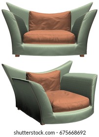 Modern Armchair Vector 32