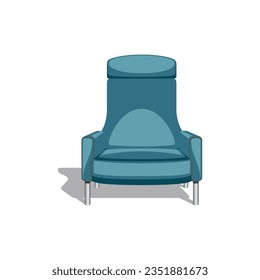 modern armchair vector type icon