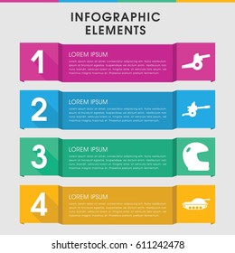 Modern army infographic template. infographic design with army icons includes cannon, tank. can be used for presentation, diagram, annual report, web design. 