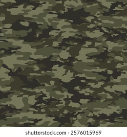 modern army vector camouflage print, seamless pattern for clothing headband or print.