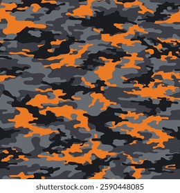 modern army vector camouflage print, seamless pattern for clothing headband or print.