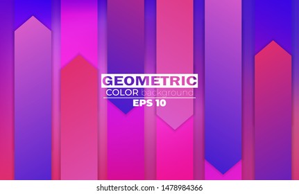 modern arrow background colorfull  vector. Dynamic shapes composition, Applicable for gift card, cover poster, on wall template,  landing page, ui, ux ,coverbook,  baner, social media posted